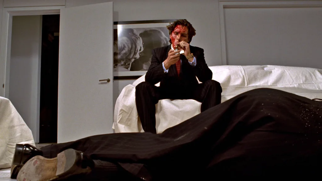 en iyi kötü karakterler - American Psycho (2000) filminde Patrick Bateman
