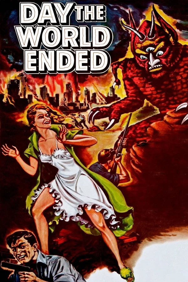 The Day the World Ended (1955) film afişi