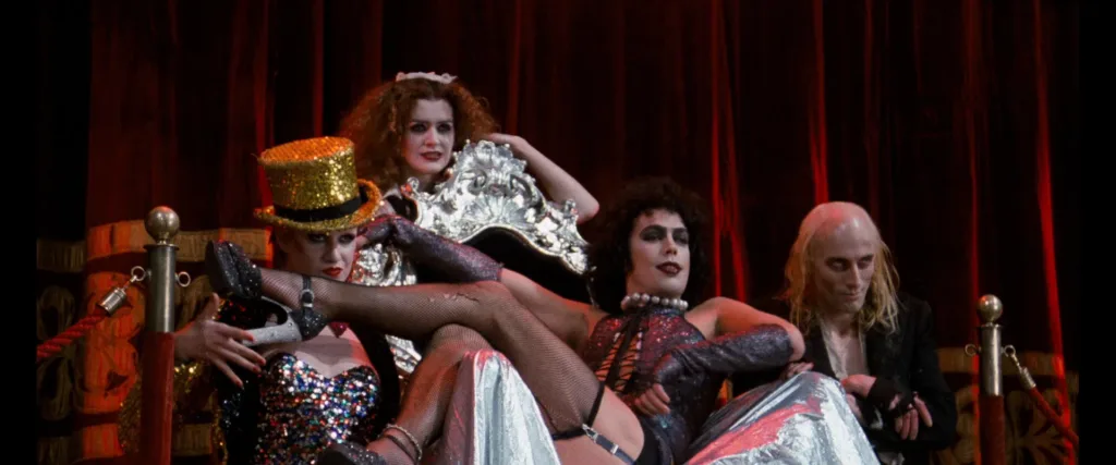 The Rocky Horror Picture Show filminde Tim Curry'nin canlandırdığı Dr. Frank-N-Furter