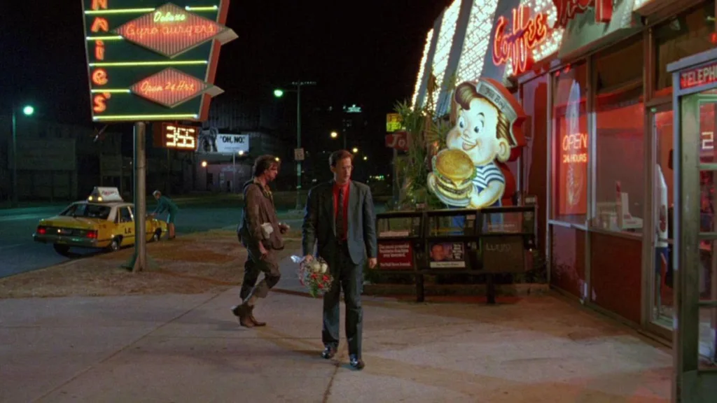 Tek Gecede Geçen Filmler - Miracle Mile filminde Harry gece Los Angeles sokaklarında