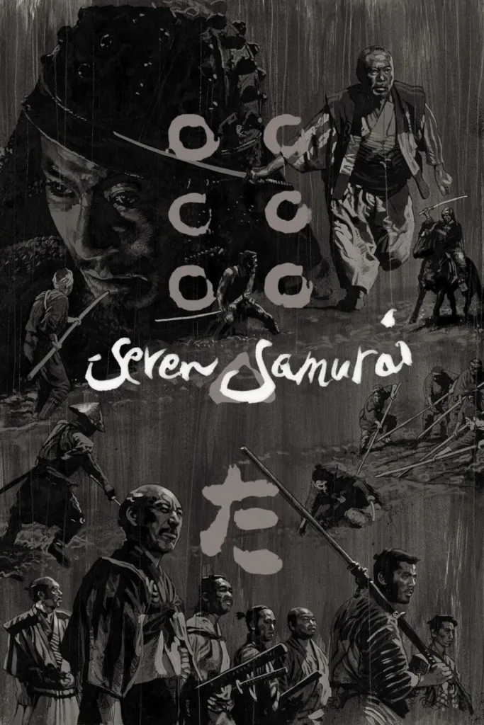 Seven Samurai (1954) film afişi
